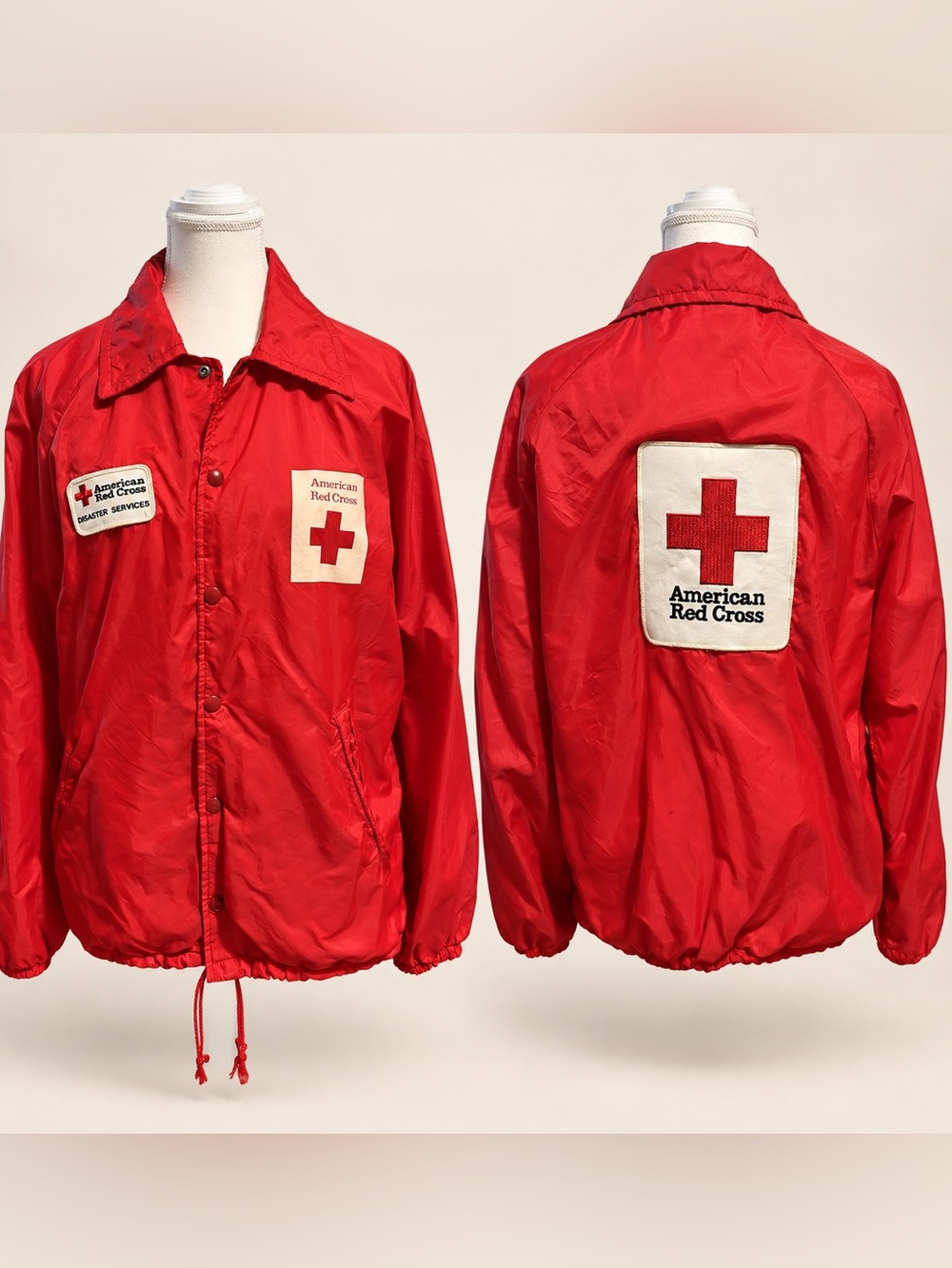 Vintage Champion American Red Cross Jacket Medium